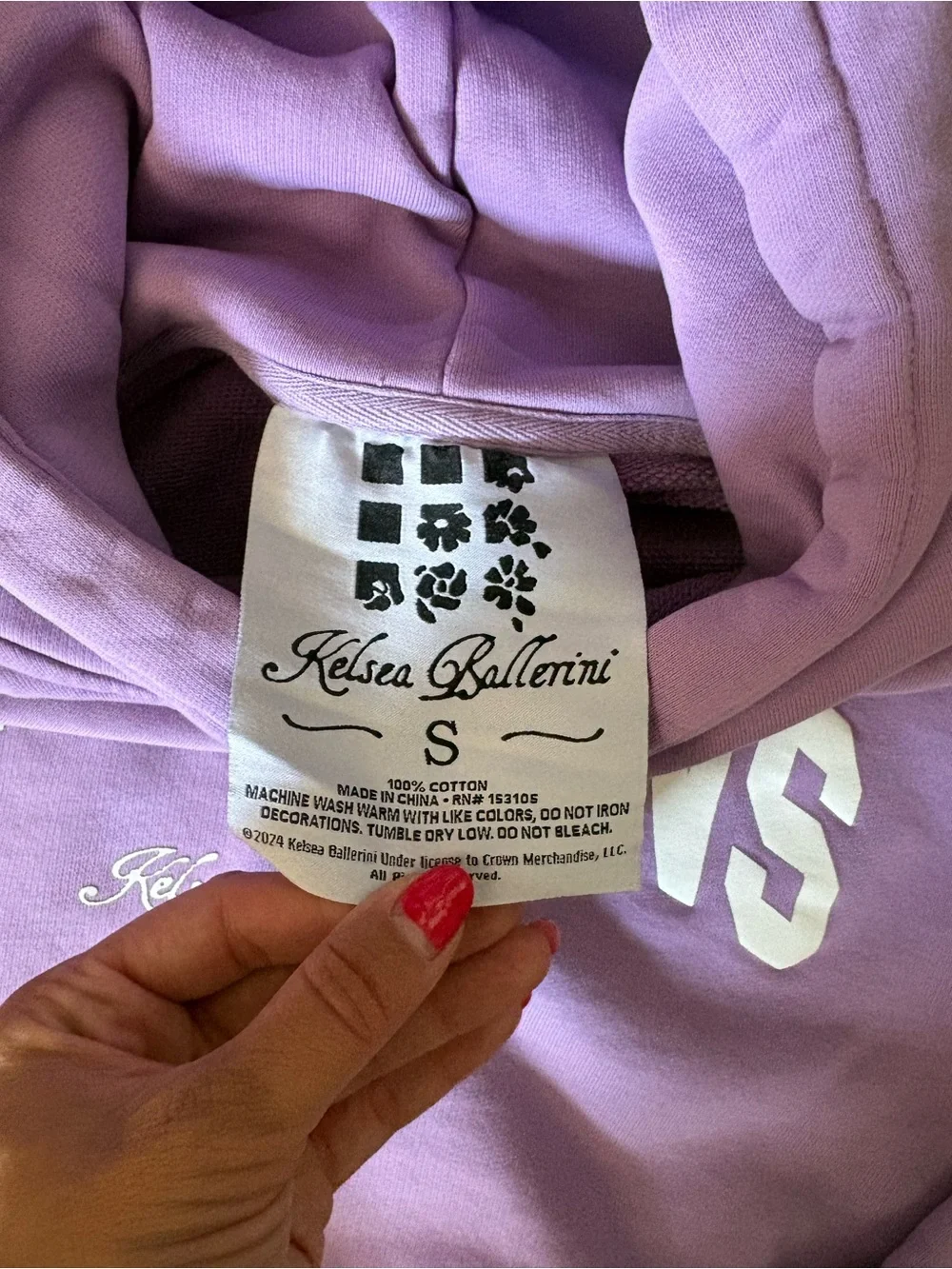 Kelsea Ballerini Patterns Lavender Hoodie & Jogger Set